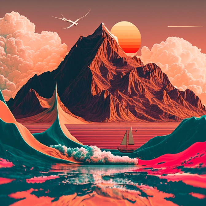 Midjourney Emoji - Mountain
