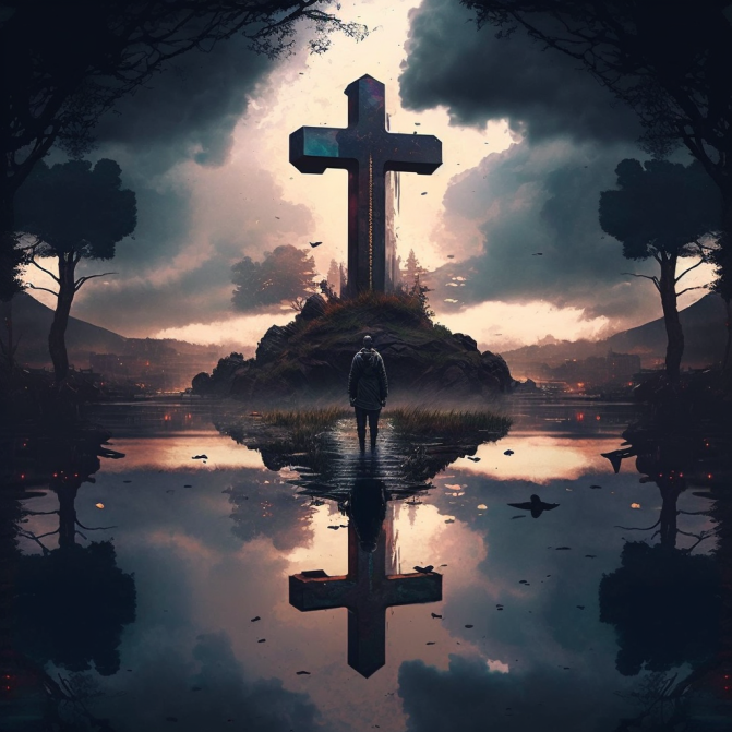 Midjourney Emoji - Cross Sign Christian