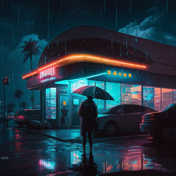 Midjourney Emoji - Umbrella