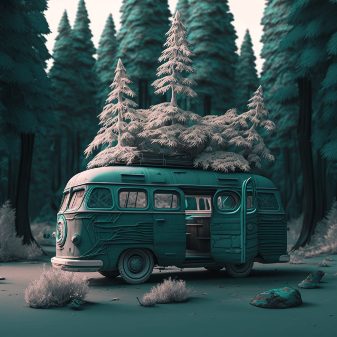 Midjourney Emoji - Evergreen Tree