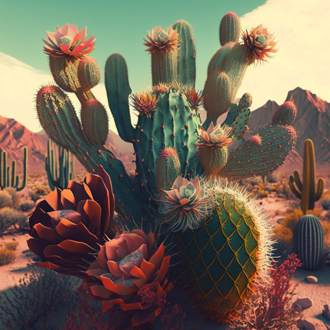 Midjourney Emoji - Cactus