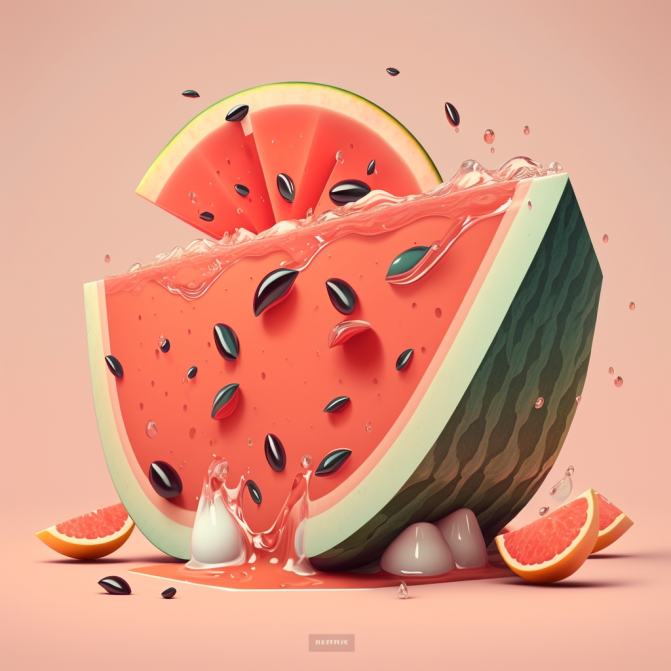 Midjourney Emoji - Watermelon