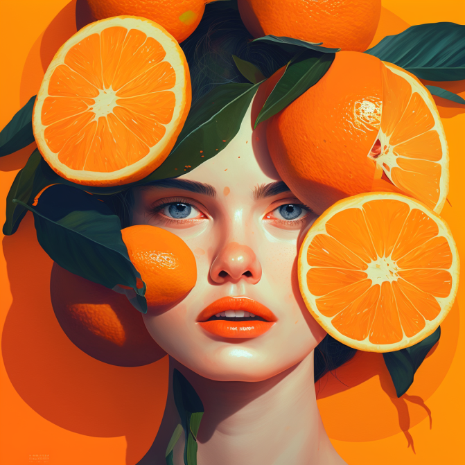 Midjourney Emoji - Tangerine