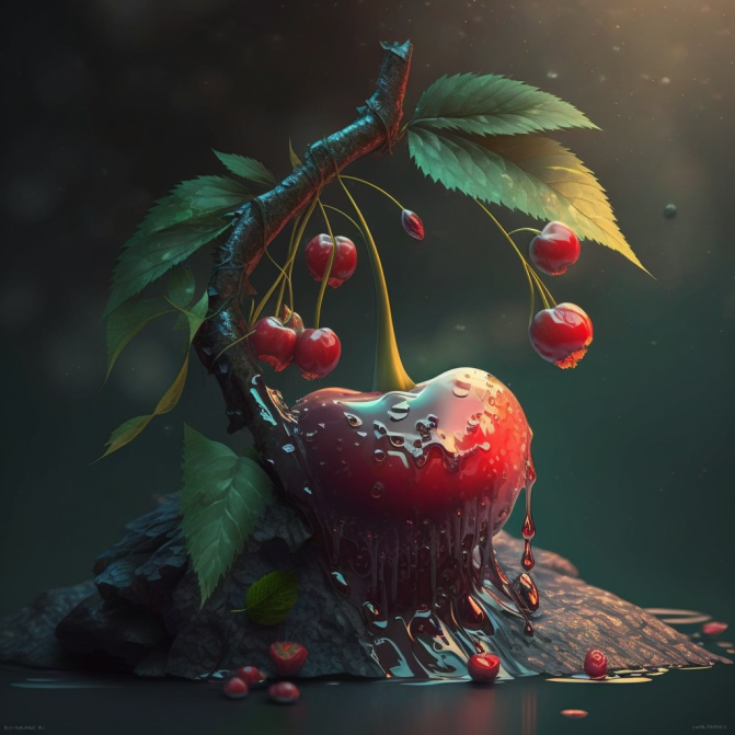 Midjourney Emoji - Cherries
