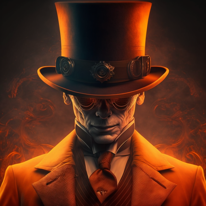 Midjourney Emoji - Tophat