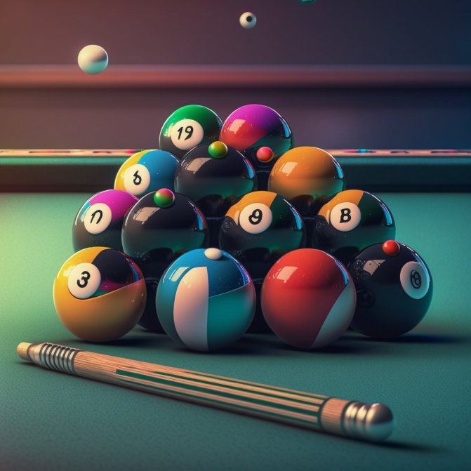 Midjourney Emoji - Billiard 8 ball