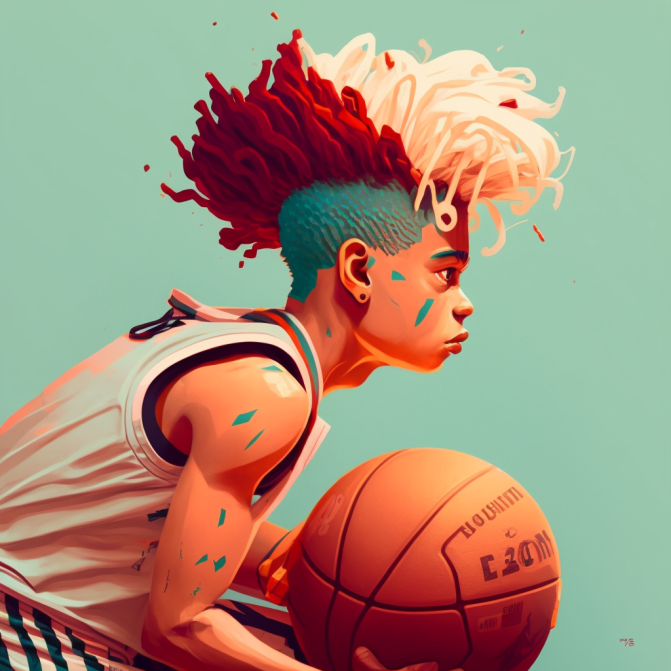Midjourney Emoji - Basketball