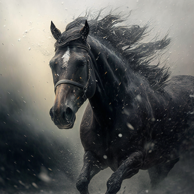 Midjourney Emoji - Horse Racing