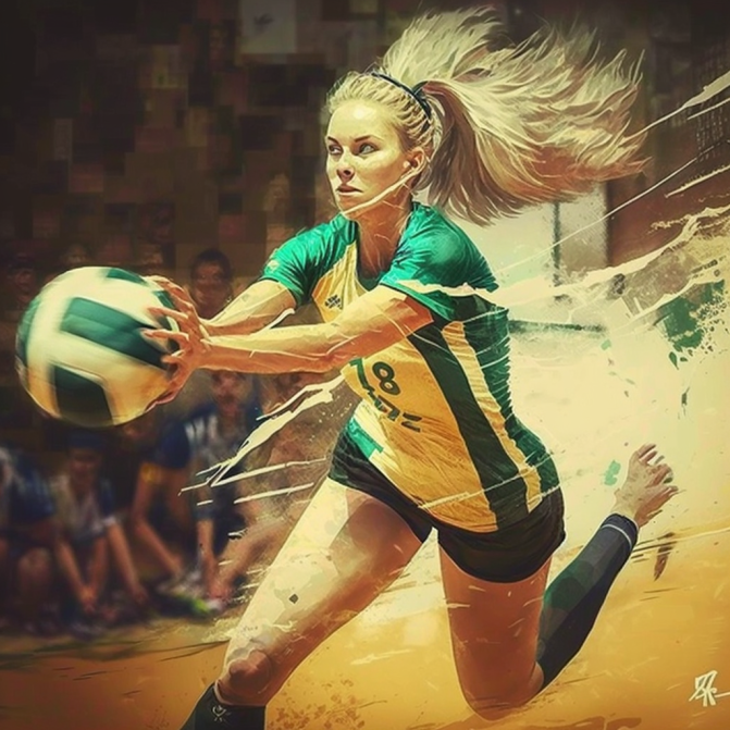 Midjourney Emoji - Volleyball