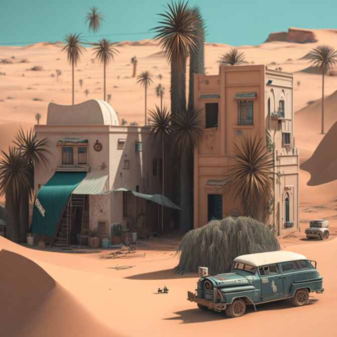Midjourney Emoji - Desert