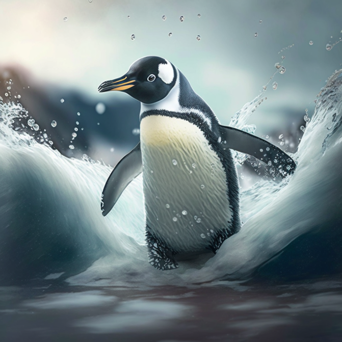 Midjourney Emoji - Penguin