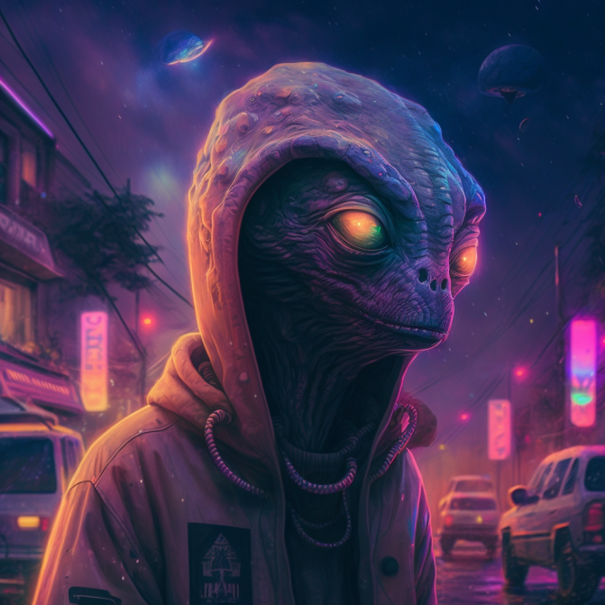 Midjourney Emoji - Alien