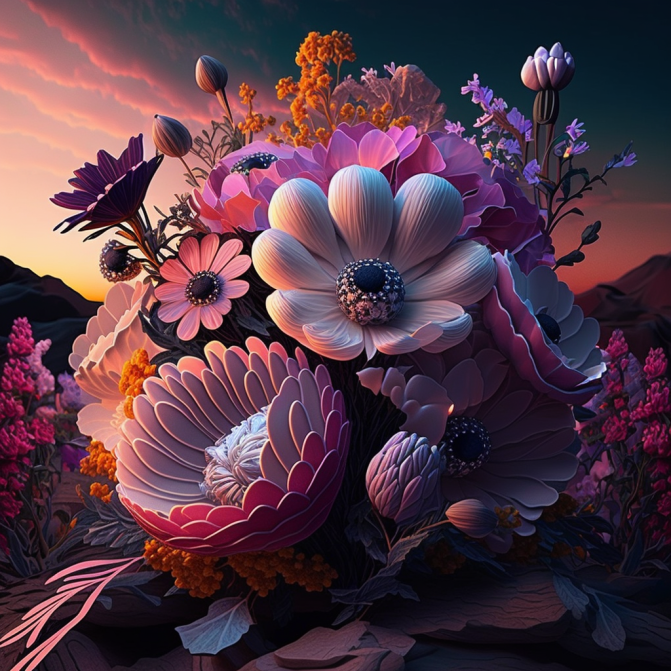 Midjourney Emoji - Bouquet