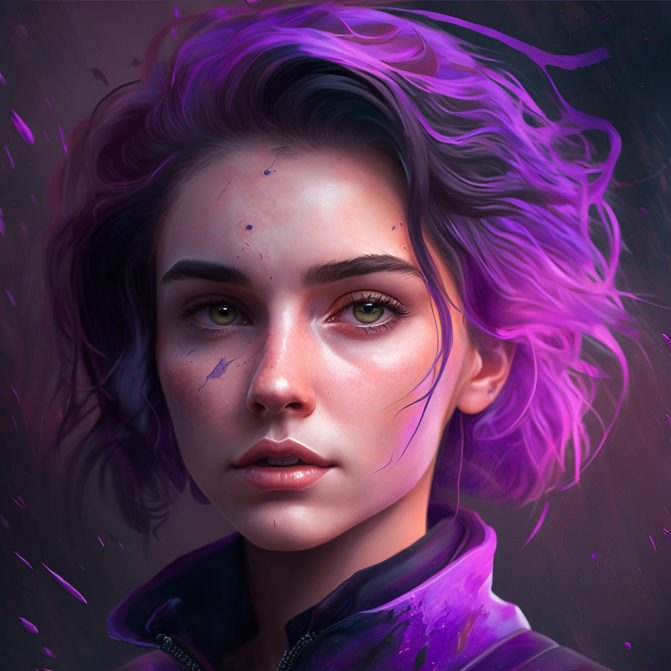 Midjourney Emoji - Purple Heart