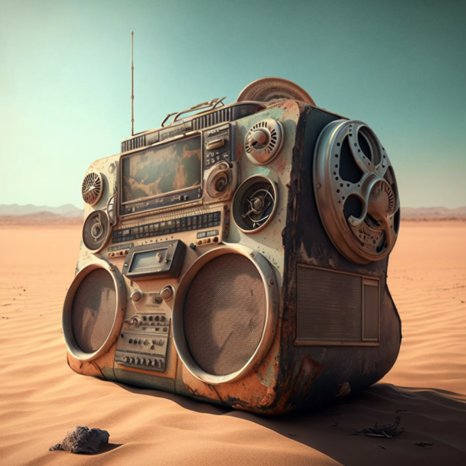 Midjourney Emoji - Radio