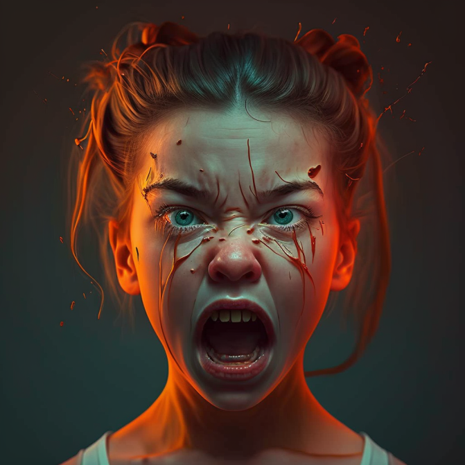 Midjourney Emoji - Rage