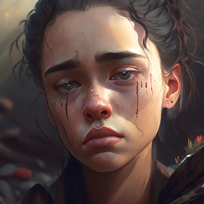 Midjourney Emoji - Cry