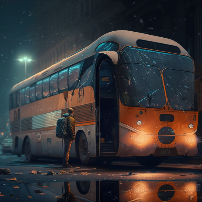 Midjourney Emoji - Trolley Bus