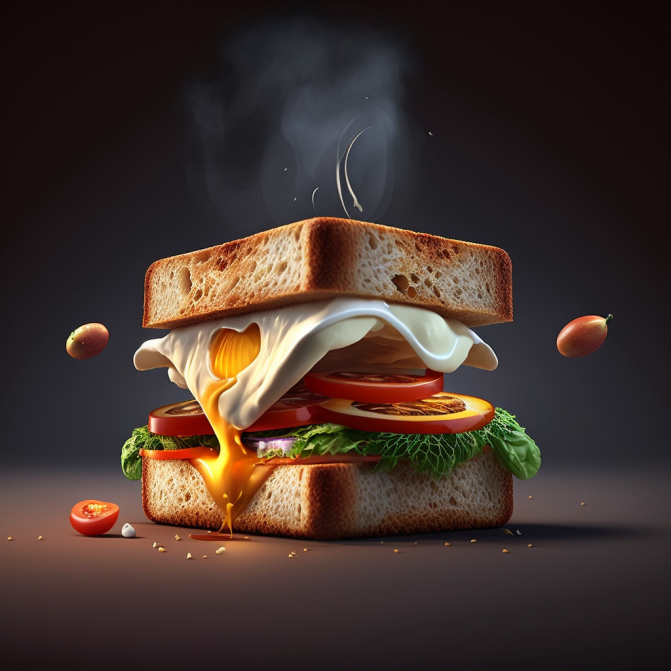 Midjourney Emoji - Sandwich