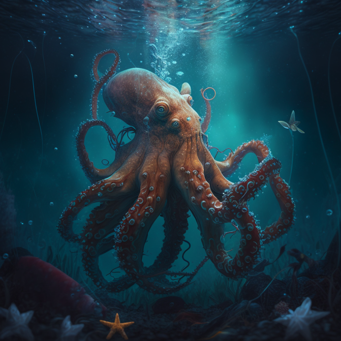 Midjourney Emoji - Squid